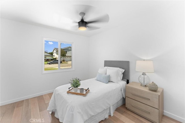 5332 Huntley Ave, Garden Grove, CA 92845 - bedroom featuring light wood-style floors and ceiling fan