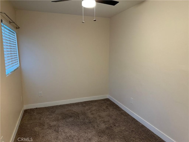 41134 Via Halcon, Temecula, CA 92591 - carpeted spare room featuring a ceiling fan and baseboards