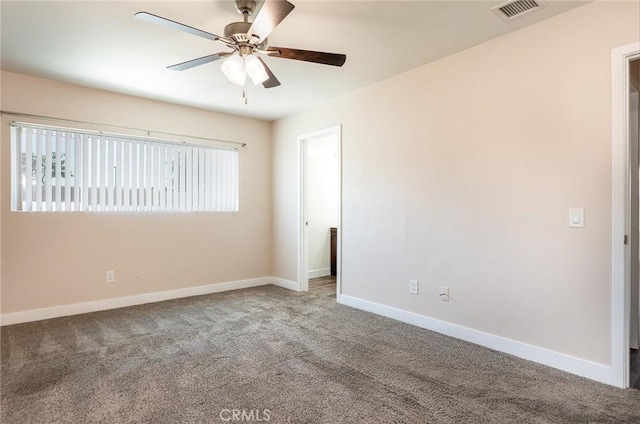 41134 Via Halcon, Temecula, CA 92591 - carpeted empty room with a ceiling fan and baseboards