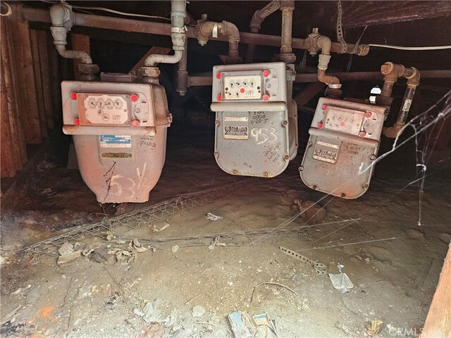 953 E 22nd St, Los Angeles, CA 90011 - utility room with gas meter