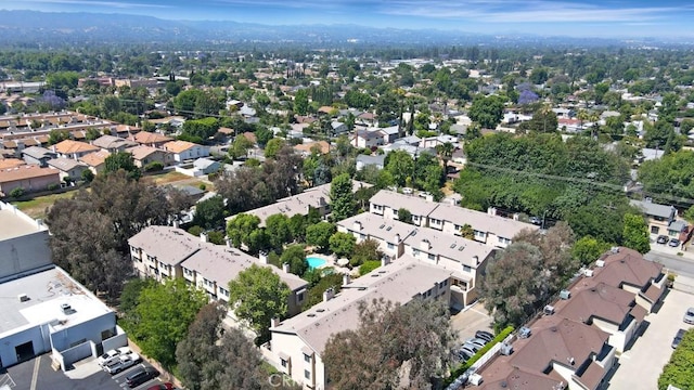 7038 De Celis Pl Unit 9, Van Nuys, CA 91406 - aerial view of property and surrounding area with nearby suburban area