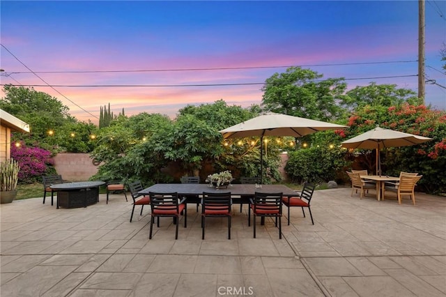 18770 Community St, Northridge, CA 91324 - view of patio featuring outdoor dining space