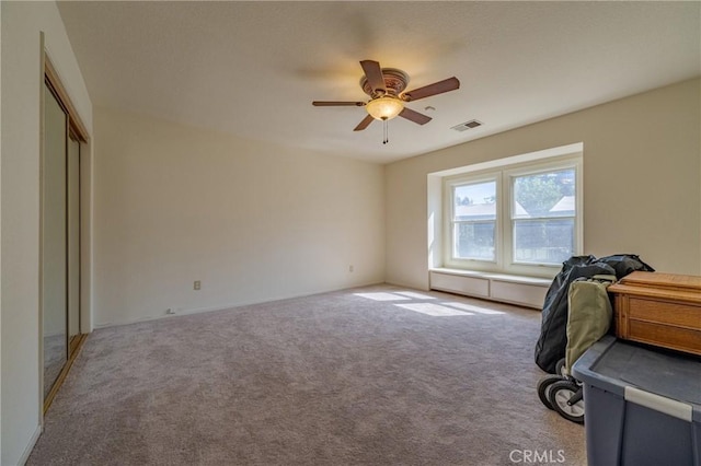 2020 Station Ave, Atwater, CA 95301 - carpeted bedroom featuring a ceiling fan