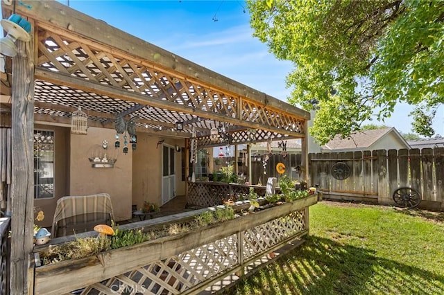 3576 San Jose Ave, Merced, CA 95348 - view of patio featuring a pergola