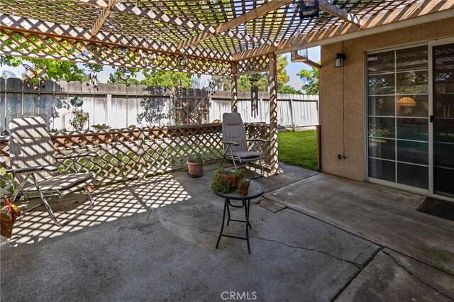3576 San Jose Ave, Merced, CA 95348 - view of patio / terrace with a pergola