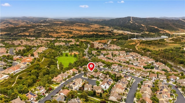2 Corte Arbertura, San Clemente, CA 92673 - aerial view of property and surrounding area with nearby suburban area and mountains