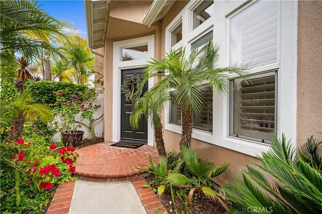 2 Corte Arbertura, San Clemente, CA 92673 - doorway to property with stucco siding