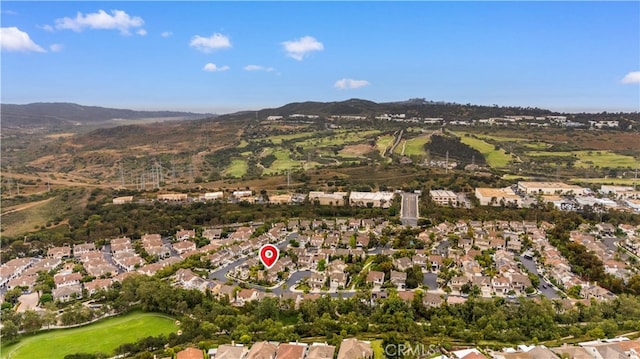 2 Corte Arbertura, San Clemente, CA 92673 - aerial overview of property's location featuring a mountain backdrop and nearby suburban area