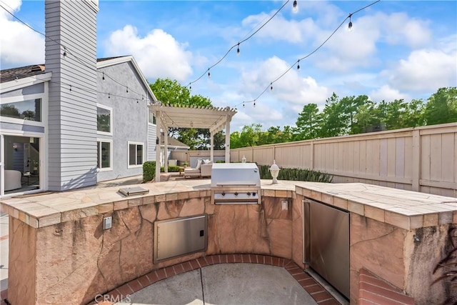 21592 Fernbrook Unit 195, Mission Viejo, CA 92692 - fenced backyard with a pergola and a patio