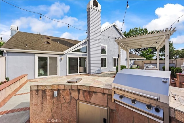 21592 Fernbrook Unit 195, Mission Viejo, CA 92692 - view of patio / terrace with a pergola