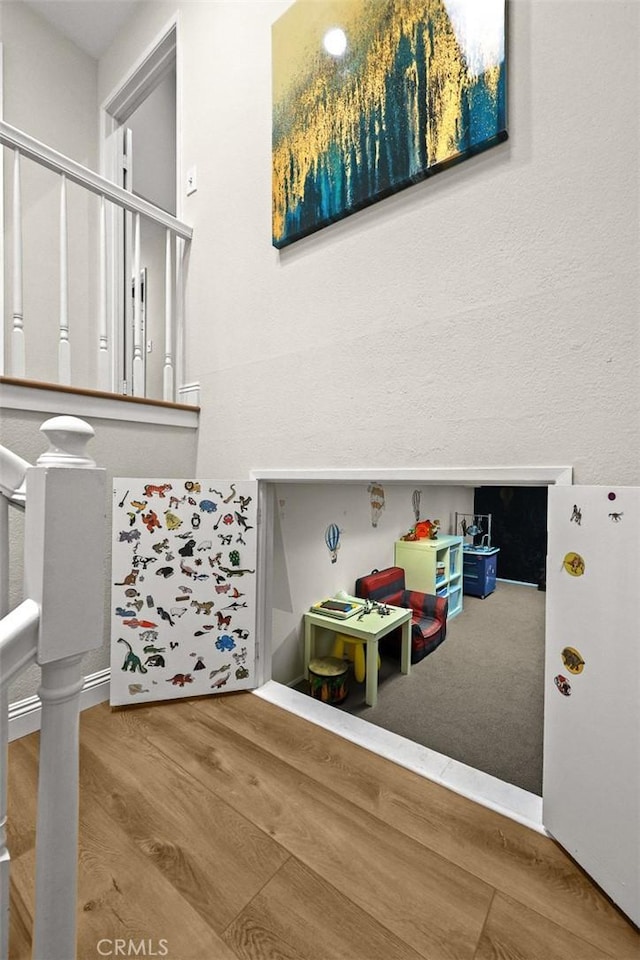 402 El Centro St Unit 13, South Pasadena, CA 91030 - staircase with wood finished floors