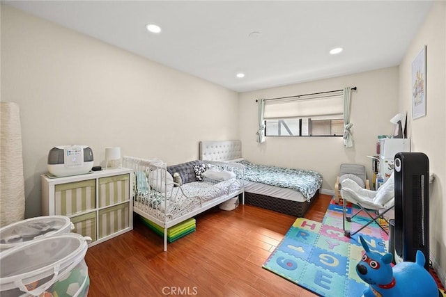 402 El Centro St Unit 13, South Pasadena, CA 91030 - bedroom featuring wood finished floors, recessed lighting, and baseboards