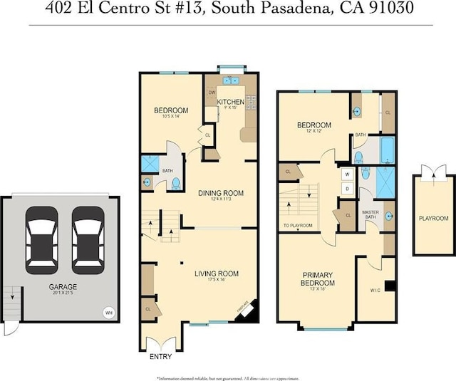 402 El Centro St Unit 13, South Pasadena, CA 91030 - room layout