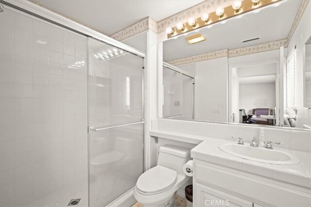 20333 Wynfreed Ln, Porter Ranch, CA 91326 - ensuite bathroom with toilet, a shower stall, and vanity