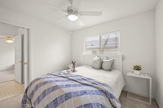 20333 Wynfreed Ln, Porter Ranch, CA 91326 - bedroom with carpet and a ceiling fan