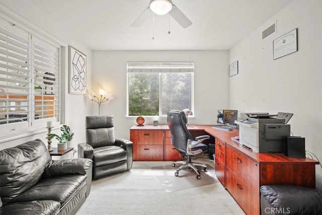 20333 Wynfreed Ln, Porter Ranch, CA 91326 - office space with ceiling fan and carpet