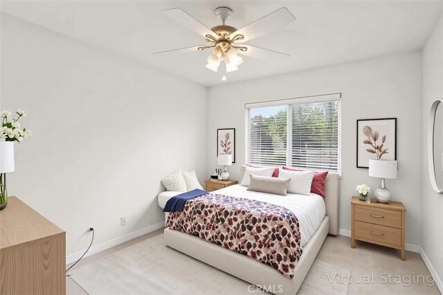 20333 Wynfreed Ln, Porter Ranch, CA 91326 - bedroom featuring ceiling fan and light colored carpet