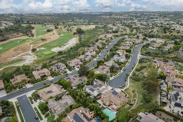 6851 Helenite Pl, Carlsbad, CA 92009 - aerial view of property and surrounding area featuring nearby suburban area and a golf club