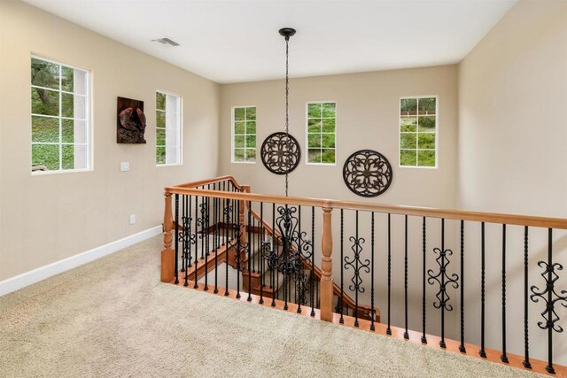 6851 Helenite Pl, Carlsbad, CA 92009 - stairway with baseboards and carpet flooring