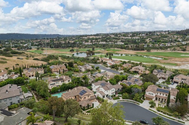 6851 Helenite Pl, Carlsbad, CA 92009 - aerial view of residential area with a nearby body of water and a golf club