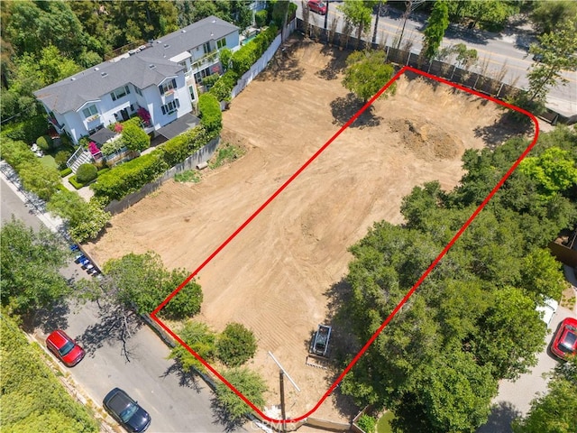 11464 Canton Dr, Studio City, CA 91604 - aerial overview of property's location with property boundaries highlighted