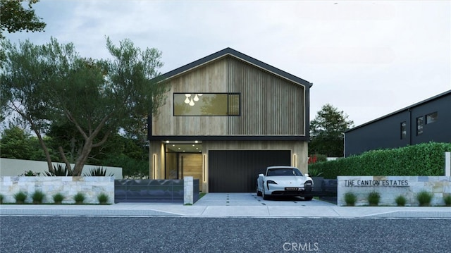 11464 Canton Dr, Studio City, CA 91604 - contemporary home with a garage and concrete driveway