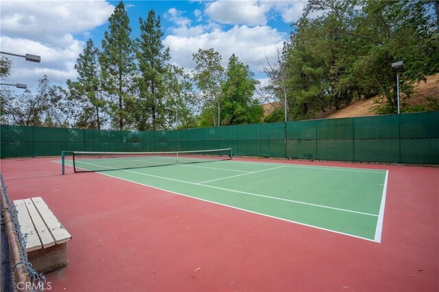 16247 Elza Dr, Hacienda Heights, CA 91745 - view of tennis court featuring community basketball court