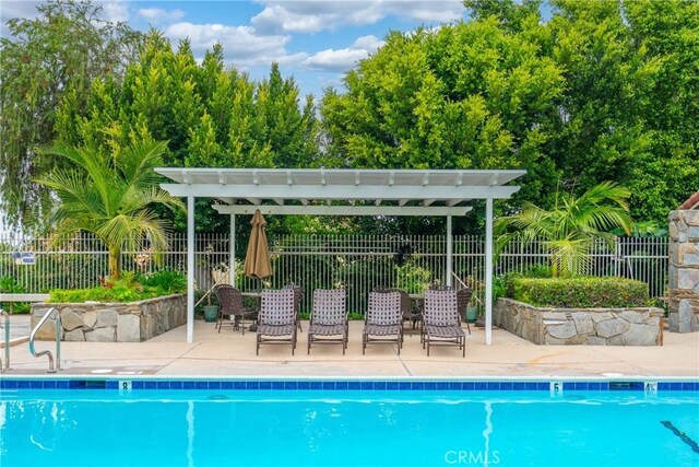 16247 Elza Dr, Hacienda Heights, CA 91745 - community pool with a patio area