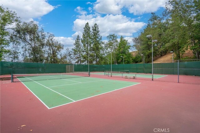 16247 Elza Dr, Hacienda Heights, CA 91745 - view of tennis court with community basketball court