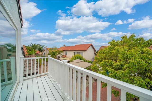 16247 Elza Dr, Hacienda Heights, CA 91745 - view of wooden terrace