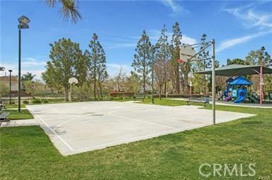 920 Nettle Ct, Corona, CA 92878 - view of basketball court featuring community basketball court and a yard