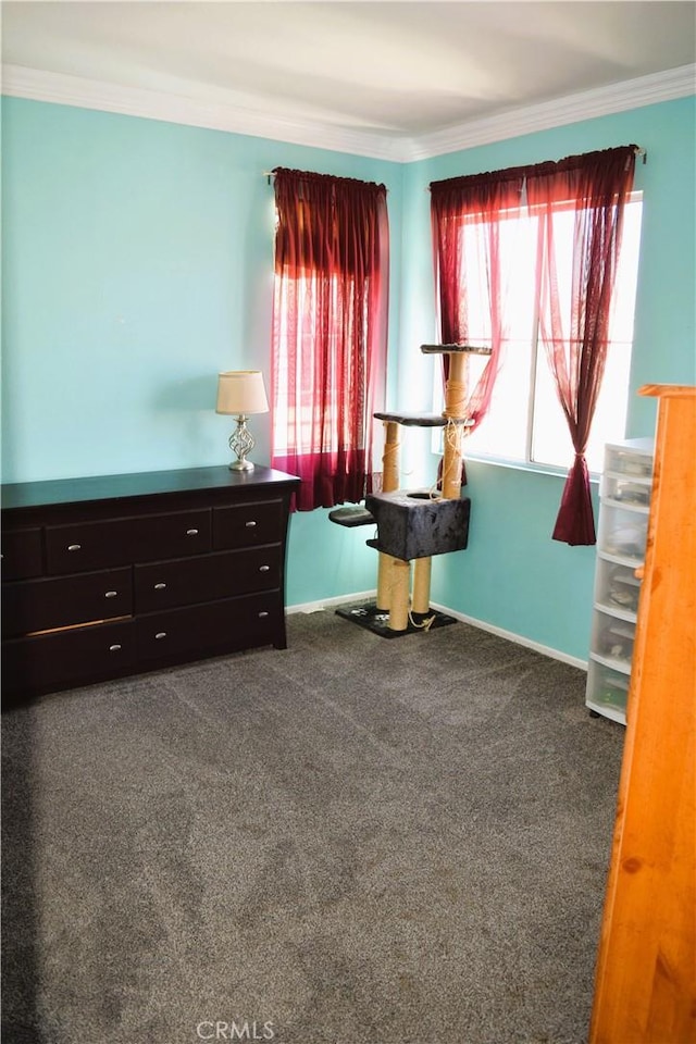 920 Nettle Ct, Corona, CA 92878 - bedroom with ornamental molding, carpet, and baseboards