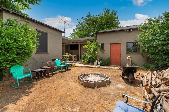 1131 S Vicentia Ave, Corona, CA 92882 - view of yard featuring a fire pit