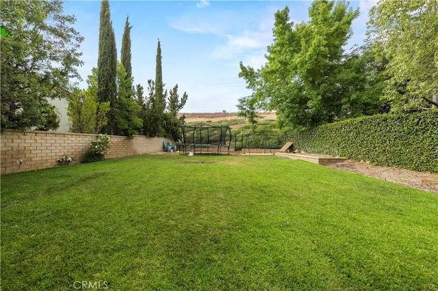 27625 Mariposa Ln, Castaic, CA 91384 - view of yard featuring a trampoline