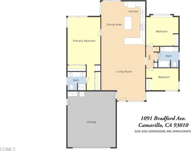 1091 Bradford Ave, Camarillo, CA 93010 - property floor plan
