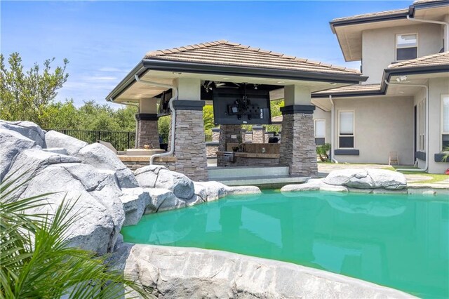 7 Olympic Way, Coto De Caza, CA 92679 - outdoor pool with a gazebo