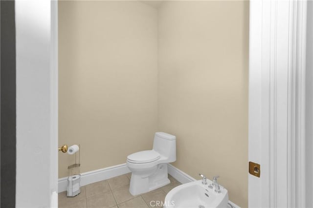 7 Olympic Way, Coto De Caza, CA 92679 - half bath featuring tile patterned floors and a bidet