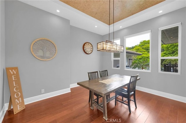 7 Olympic Way, Coto De Caza, CA 92679 - dining room with dark wood finished floors and recessed lighting