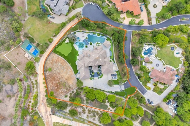 7 Olympic Way, Coto De Caza, CA 92679 - aerial overview of property's location featuring property parcel outlined