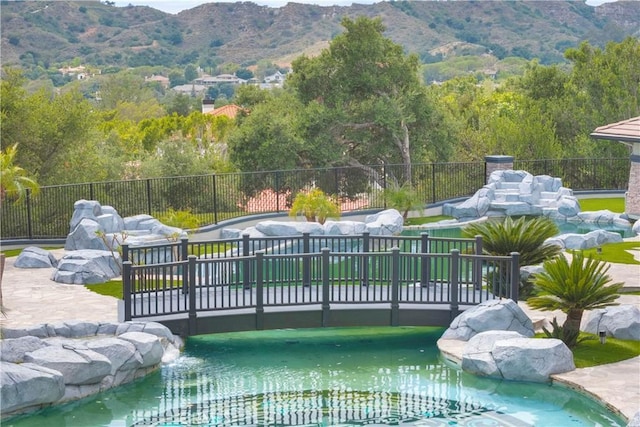 7 Olympic Way, Coto De Caza, CA 92679 - view of pool with a mountain view