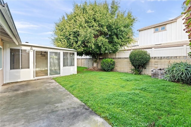 8065 E Ring St, Long Beach, CA 90808 - view of yard with a patio and a sunroom