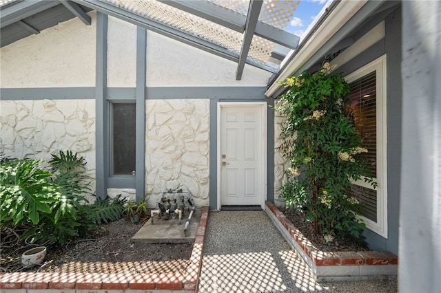 2712 Boundary Ln, Riverside, CA 92503 - entrance to property featuring stone siding and stucco siding
