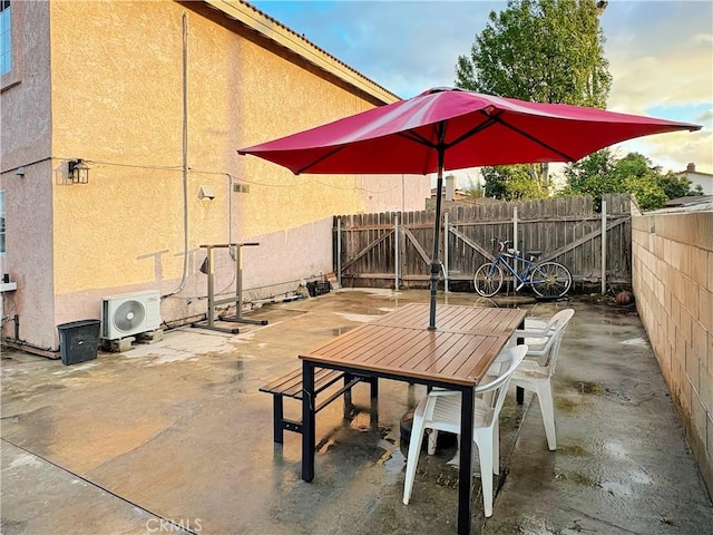 3855 Gilman Rd, El Monte, CA 91732 - view of patio / terrace with a cooling unit and outdoor dining area
