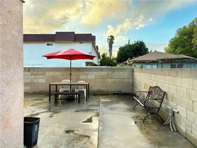 3855 Gilman Rd, El Monte, CA 91732 - fenced backyard featuring outdoor dining area and a patio area