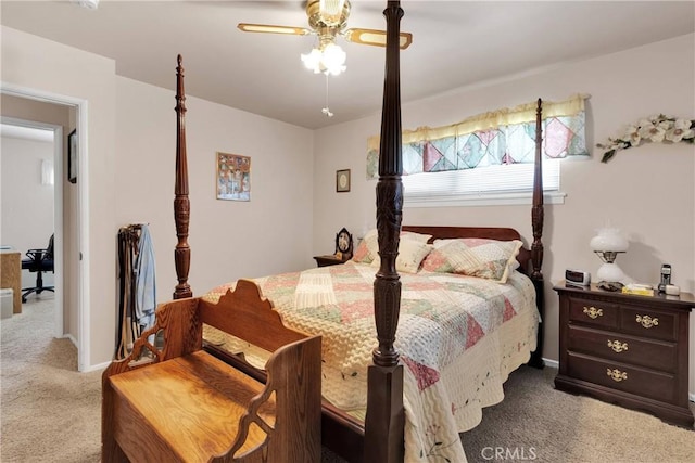 15506 Del Rey Dr, Victorville, CA 92395 - carpeted bedroom with baseboards and a ceiling fan