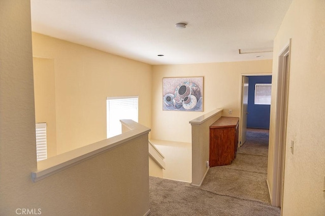 27474 Bolandra Ct, Temecula, CA 92591 - hallway featuring carpet floors and an upstairs landing