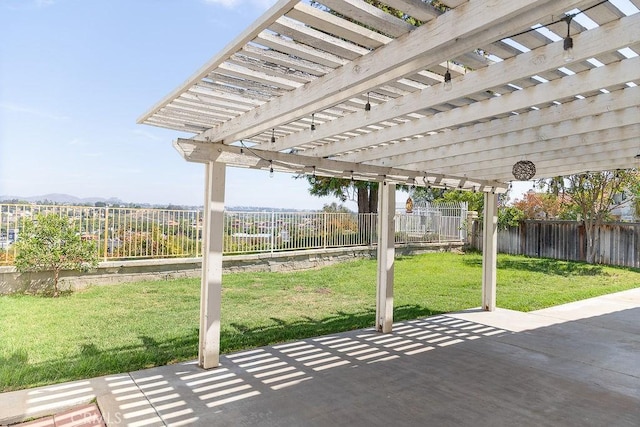 27474 Bolandra Ct, Temecula, CA 92591 - fenced backyard with a pergola and a patio