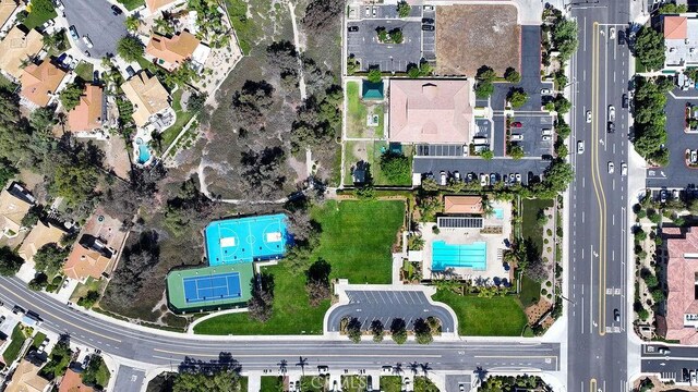 27474 Bolandra Ct, Temecula, CA 92591 - aerial view of property and surrounding area with a pool