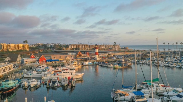 1200 N Harbor Dr Unit 15B, Oceanside, CA 92054 - water view with numerous boat docks