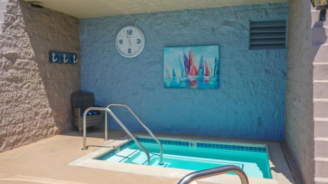 1200 N Harbor Dr Unit 15B, Oceanside, CA 92054 - view of swimming pool featuring a hot tub